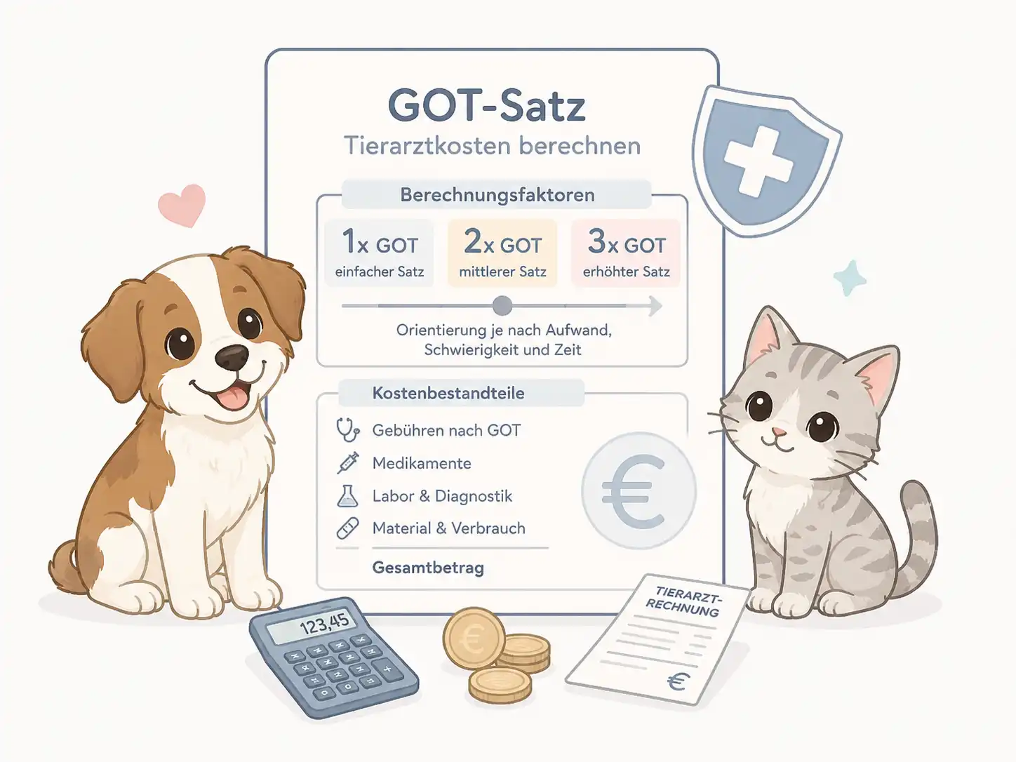 Berechnung von Tierarztkosten nach GOT-Satz