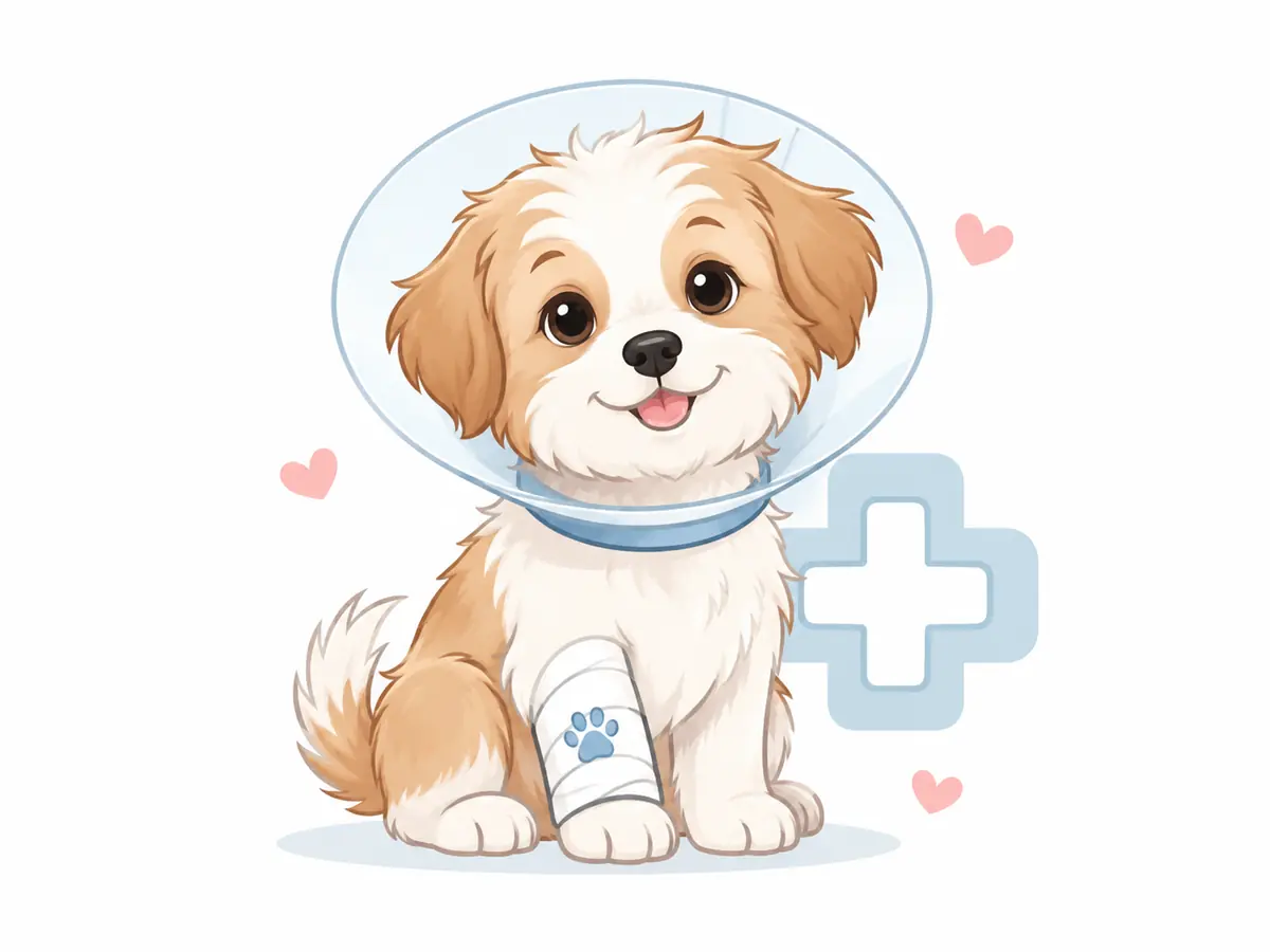 Stilisierte Illustration Hunde OP Versicherung