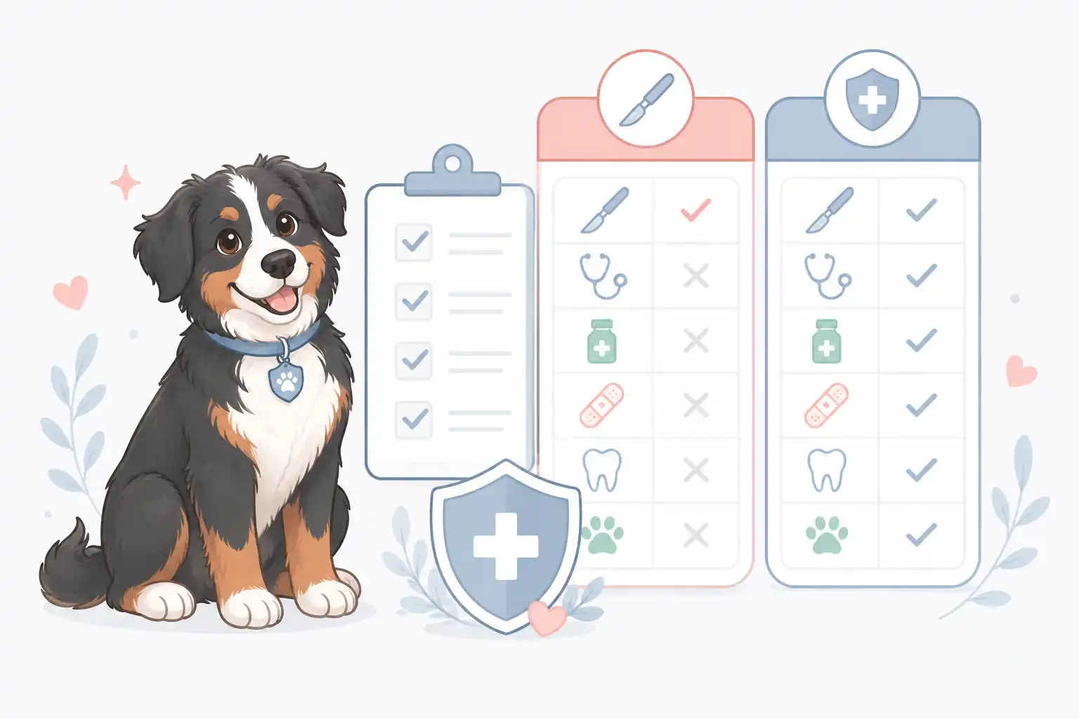 Hundekrankenversicherung OP-Schutz und Vollschutz im Vergleich