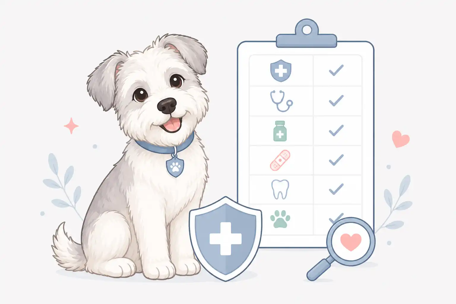 Hundekrankenversicherung im Vergleich mit Hund, Schutzschild und Leistungsübersicht