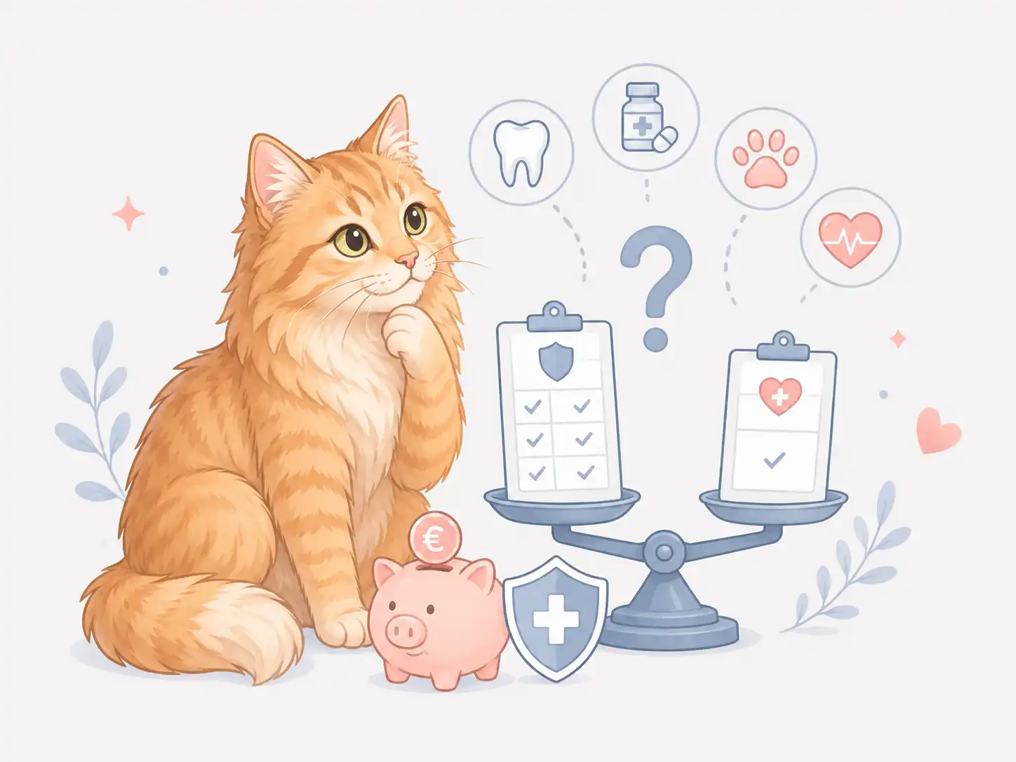 Entscheidung zwischen Katzen-OP-Versicherung und Vollschutz für Katzen