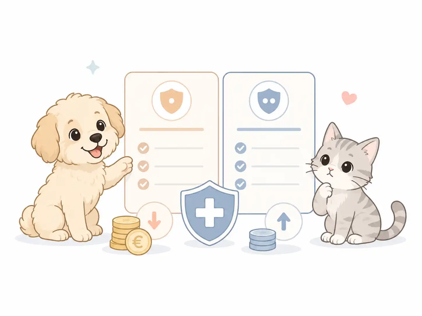 Tierkrankenversicherung Selbstbeteiligung im Vergleich für Hund und Katze